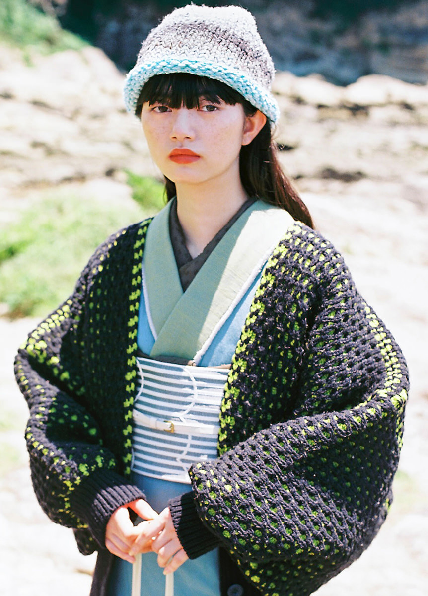 裄675cmキモノバイナデシコ パッチワークきもの kimono by nadeshiko ...